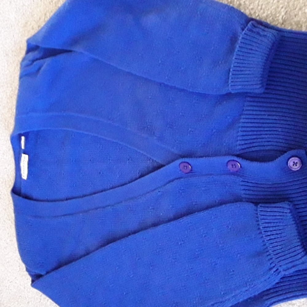 Essential Blue Cardigan XS
